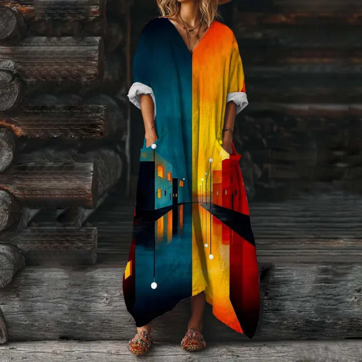 Luna | Bohemian Maxi Dress
