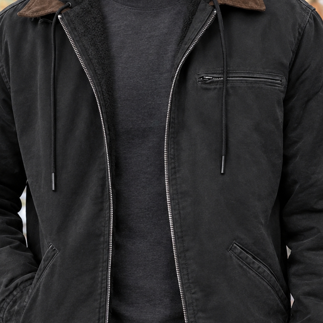 Hudson Hooded Jacket - Lead Product Detail