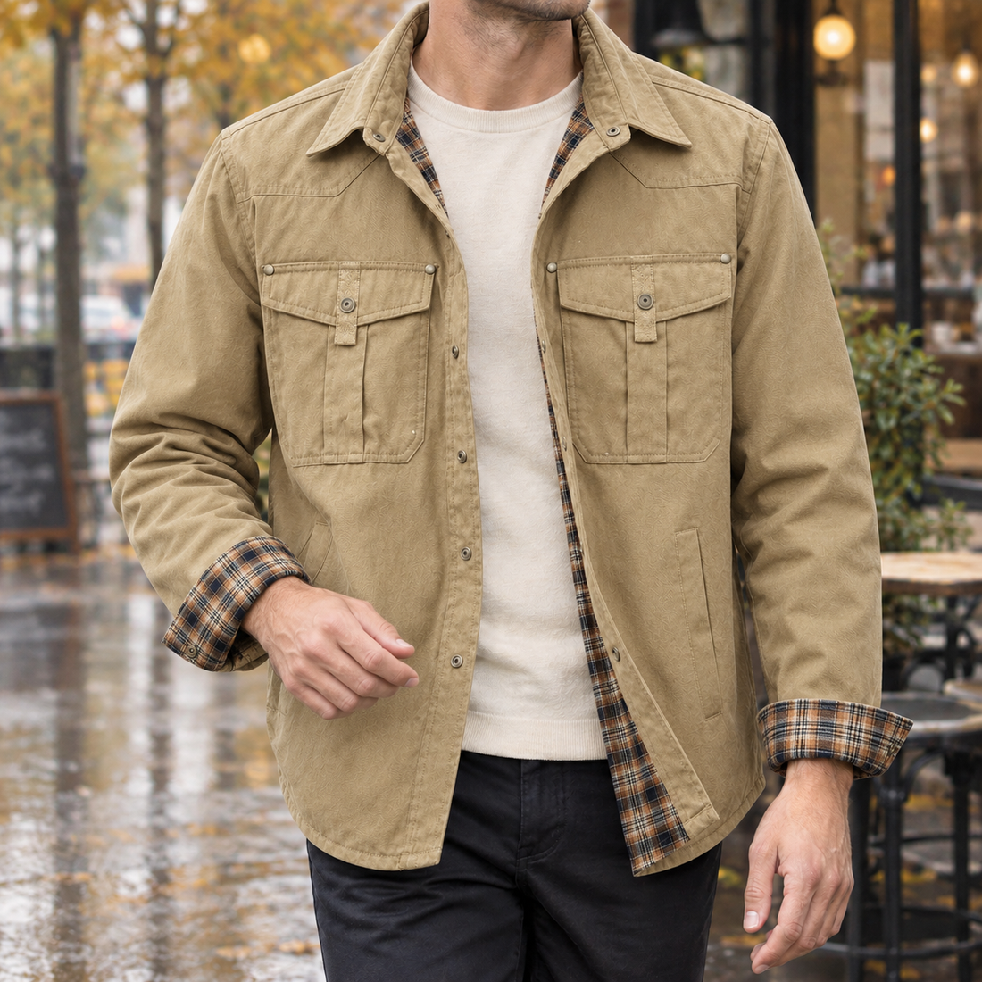 Sullivan Utility Jacket - Khaki