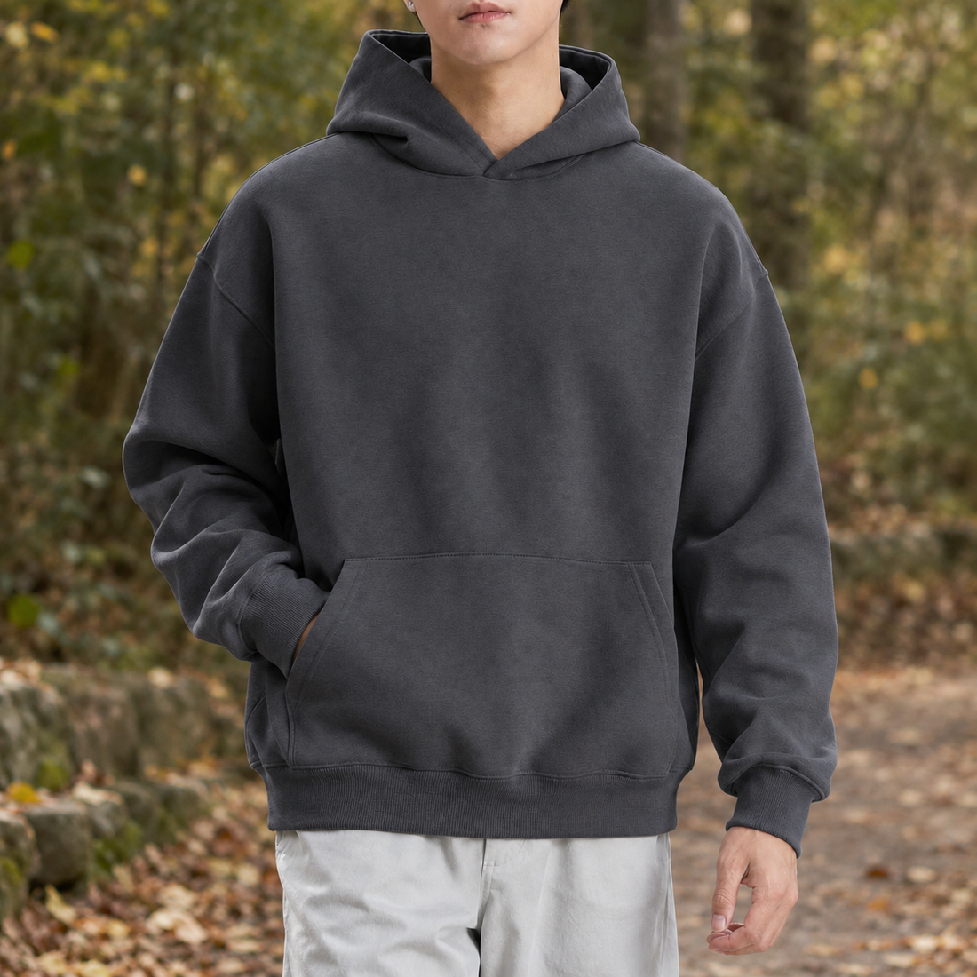 Nico Heavyweight Hoodie - Dark Gray
