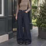 Alessia Wide Leg Jeans - Denim Blue