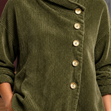 Camille Cowl Neck Top - Lead Product Detail