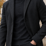 Conrad Wool Overcoat - Lead Product Detail