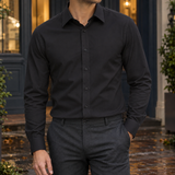 Jocelyn Fitted Shirt - Black