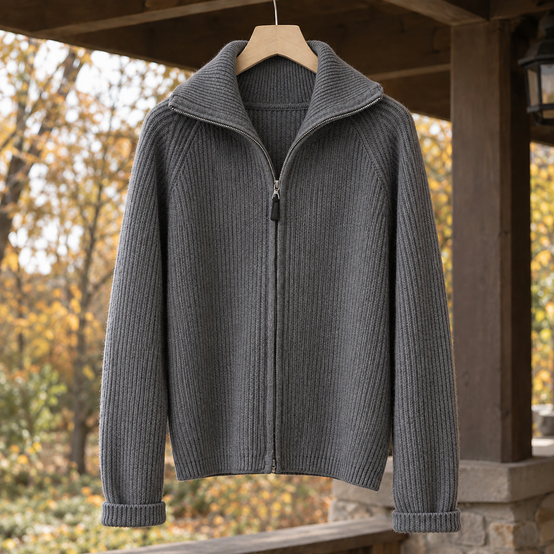 Valentina Cashmere Sweater - Dark Gray