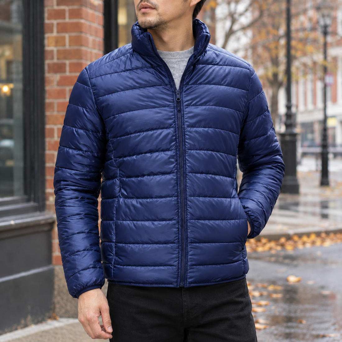 Wilder Cashmere Jacket - Navy Blue