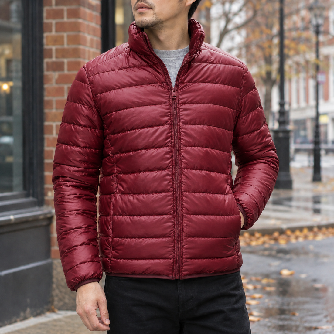 Wilder Cashmere Jacket - Wine Red