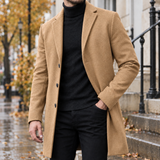 Conrad Wool Overcoat - Khaki