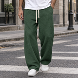 Dorian Wide Leg Pants - Dark Green